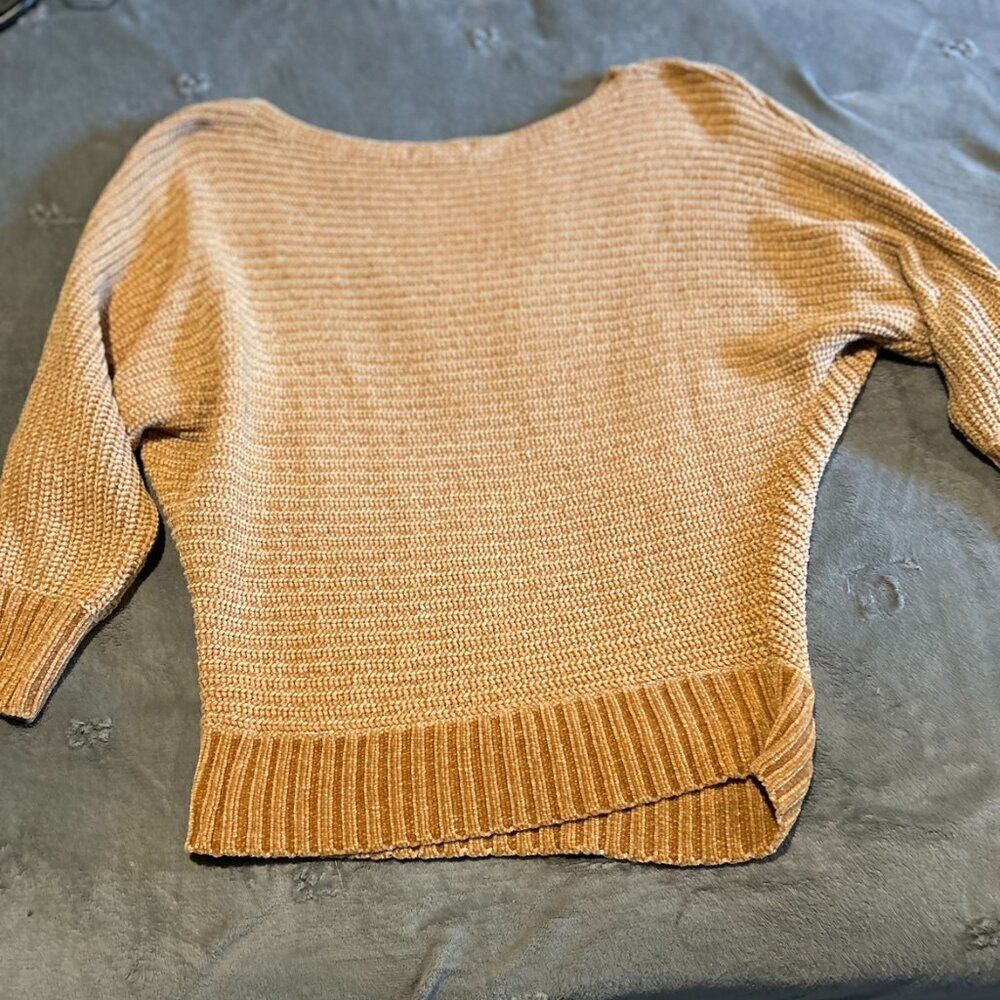 Forever 21 Sweater Womens Size L Boat Neck Pullover Dolman Sleeve       B2